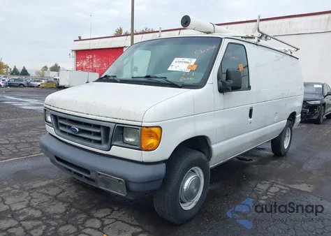 2006 Ford E-250 Commercial/Recreational z USA, uszkodzony, nr VIN 1FTNE24W56HA80696